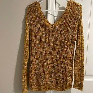 V neck - fall color sweater- Maurice’s - Size small